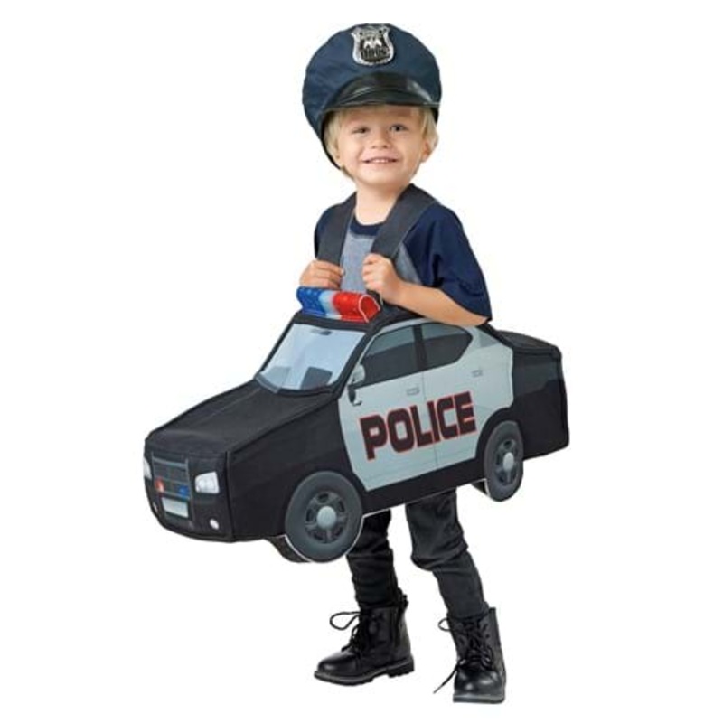 Police Car Costume for Toddlers 2T/4T