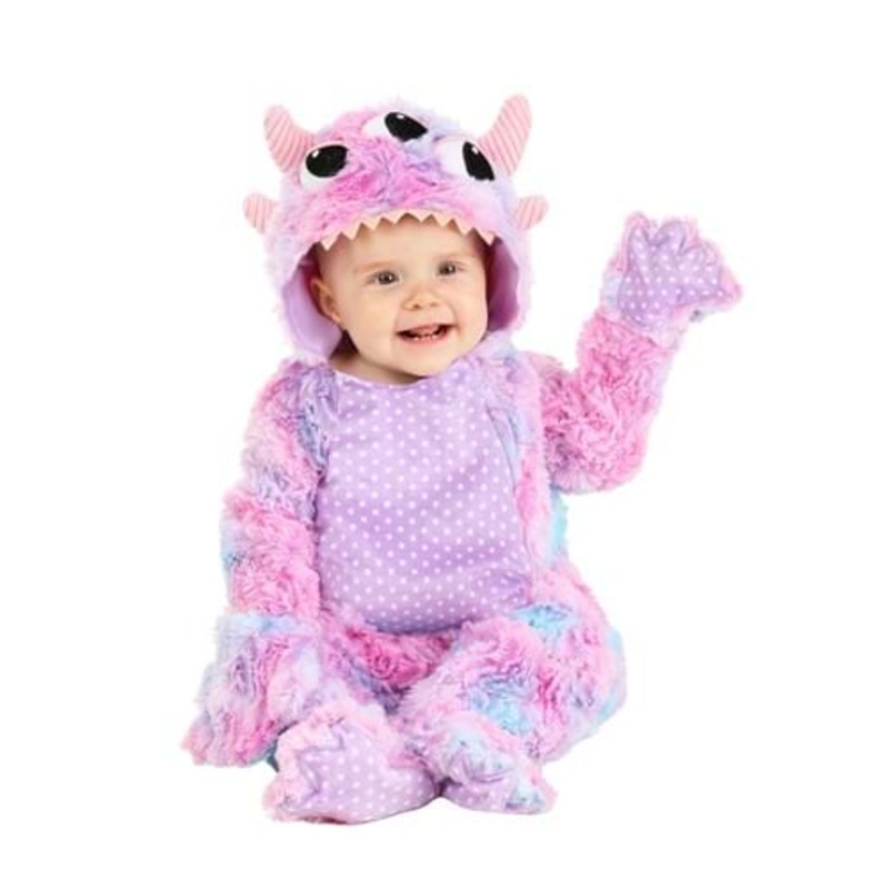 Purple and Pink Infant Monster Costume 0/3 Months