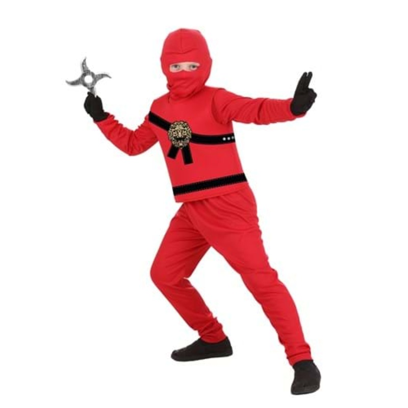 Red Ninja Master Costume for Kids X-Small