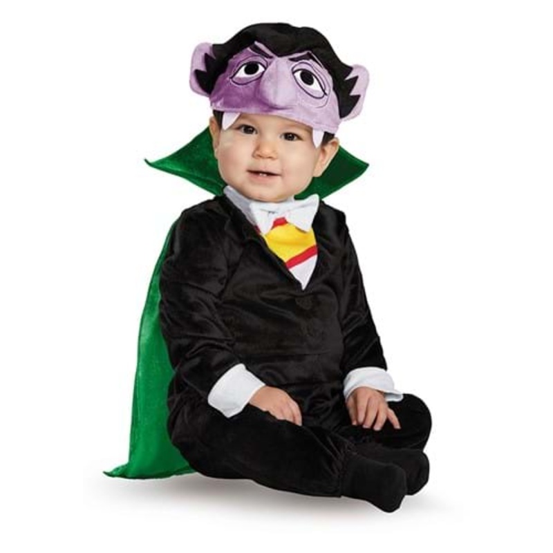 Sesame Street Infant/Toddler Deluxe Count Costume 6/12 Months