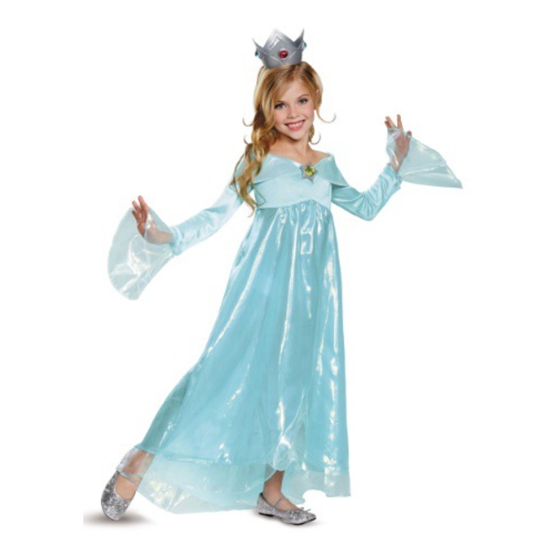 Super Mario Rosalina Girls Deluxe Costume Size 4/6