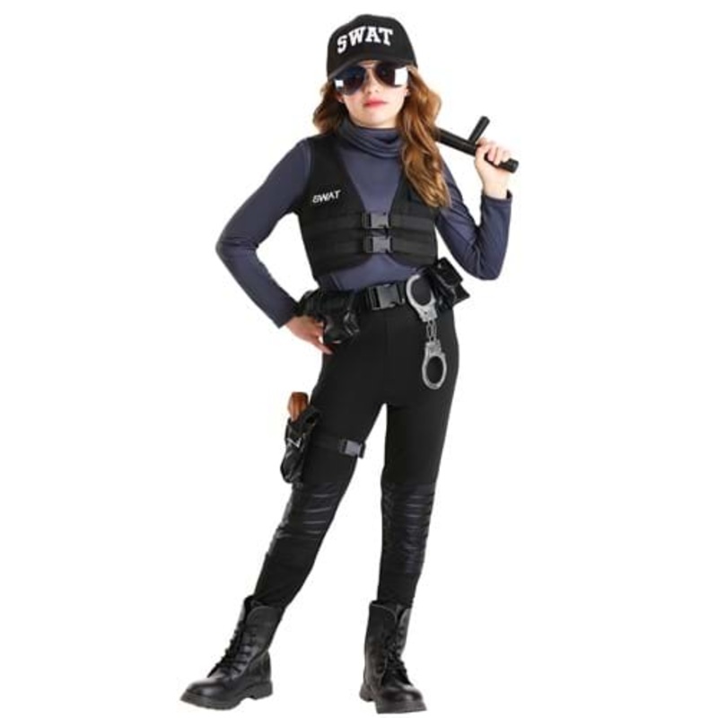 SWAT Team Girl's Costume Small