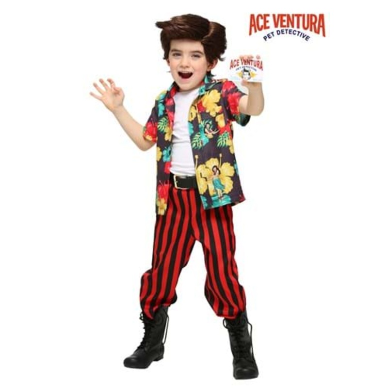 Toddler Ace Ventura Costume with Wig 18 Months