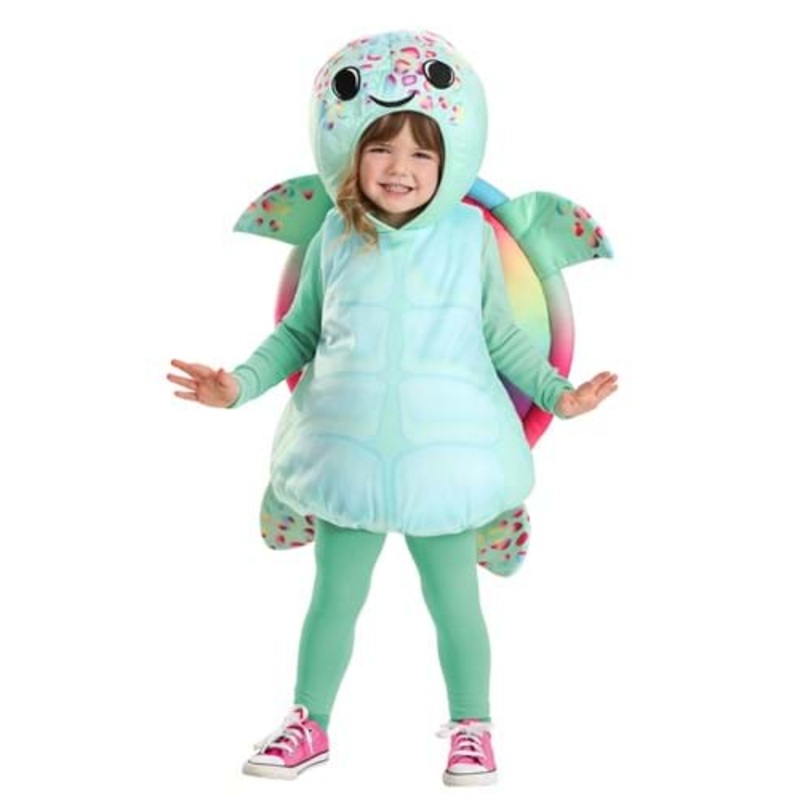 Toddler Rainbow Turtle Costume 2T