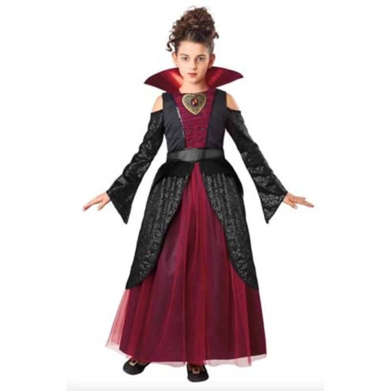 Vampire Queen Costume Dress for Girls Small