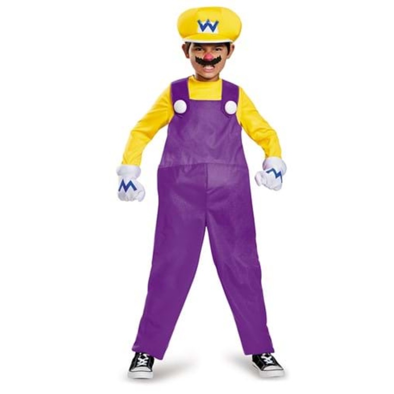 Wario Deluxe Costume for Kids Size 4/6