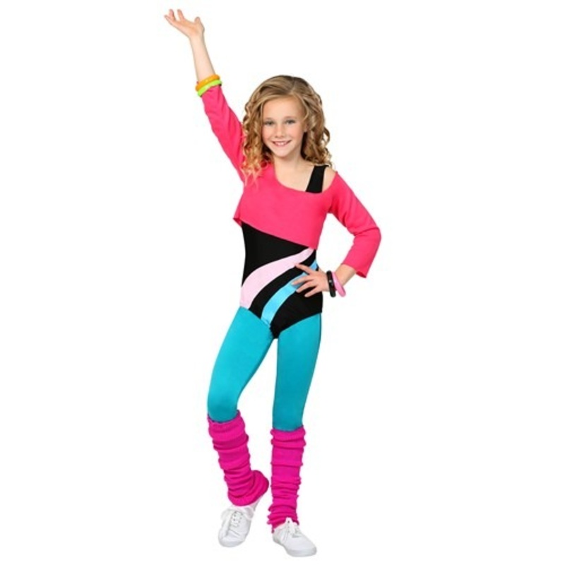 80's Workout Costume for Girls X-Small