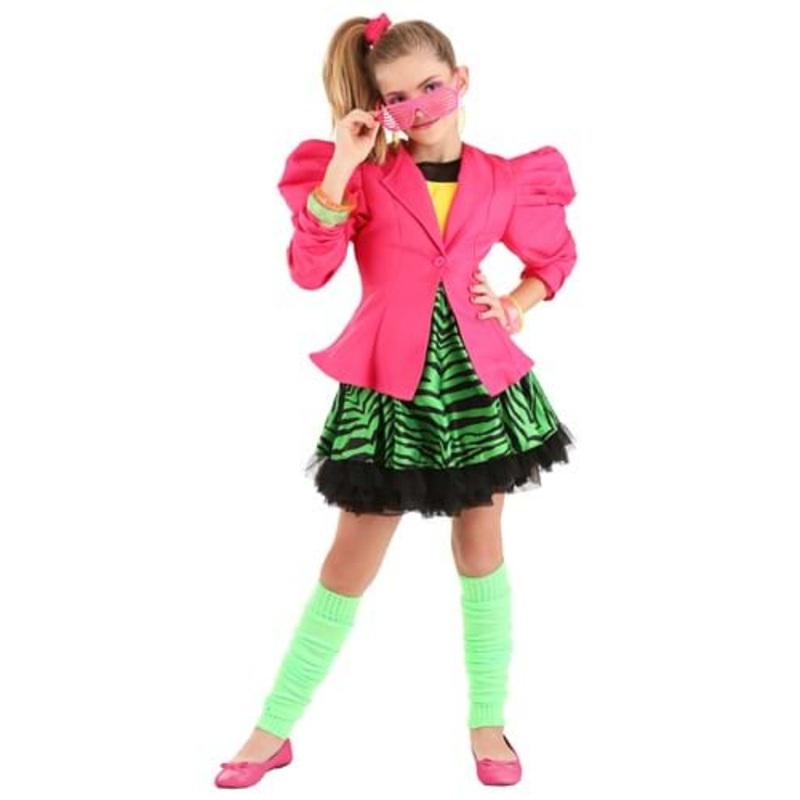 80s Valley Girl Costume for Girls Small