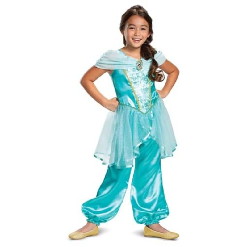 Aladdin Girls Jasmine Classic Costume Size 4/6