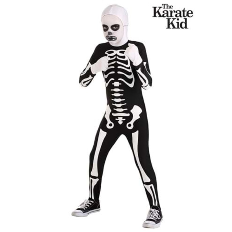 Child Authentic Karate Kid Skeleton Suit X-Small