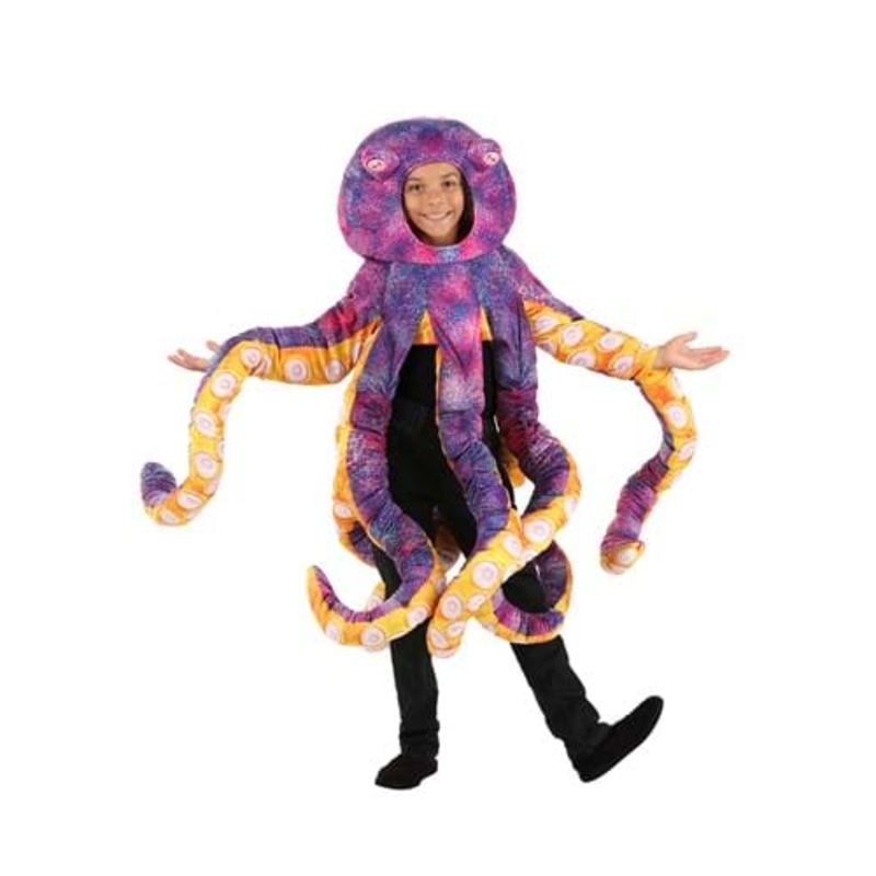 Child Purple Octopus Costume Standard