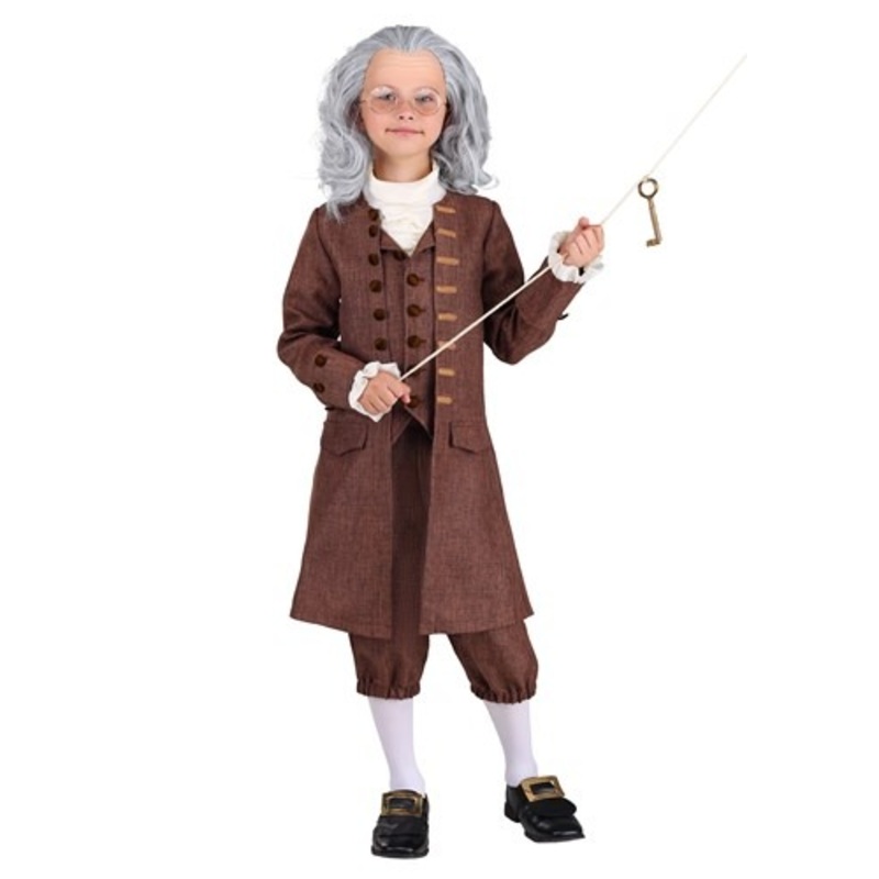 Colonial Benjamin Franklin Boy's Costume Small