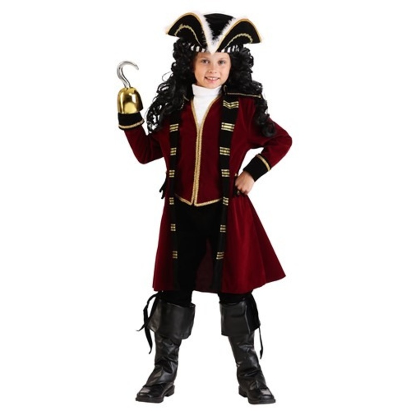 Deluxe Captain Hook Boys Costume X-Small