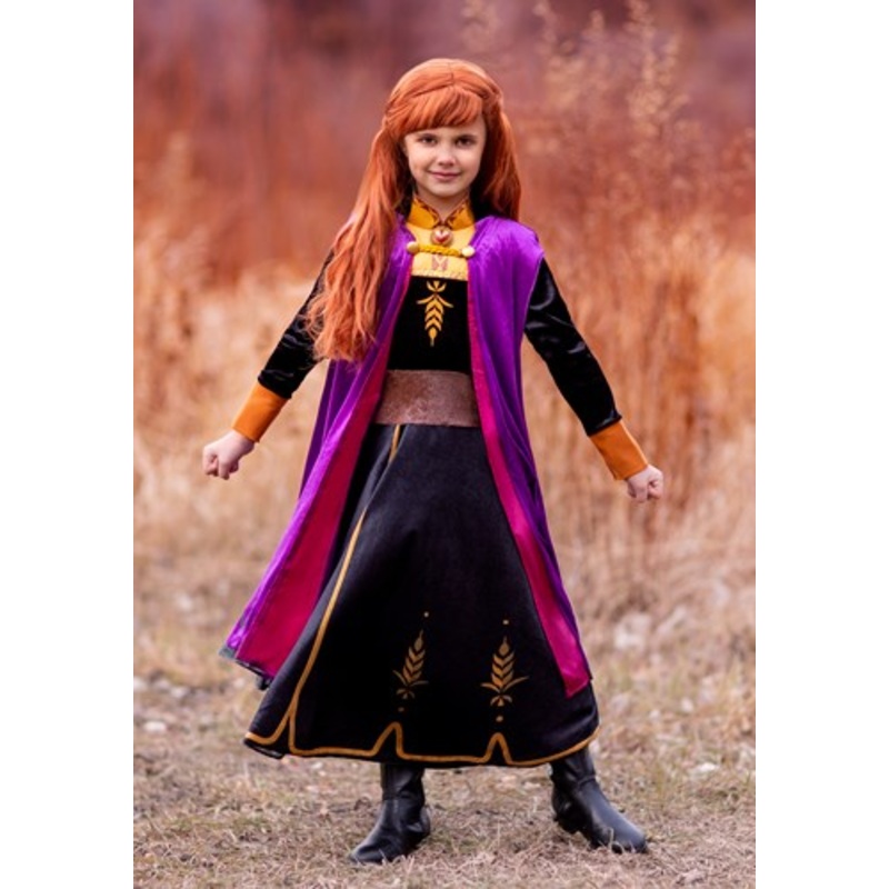 Deluxe Frozen 2 Girls Anna Costume 3T/4T