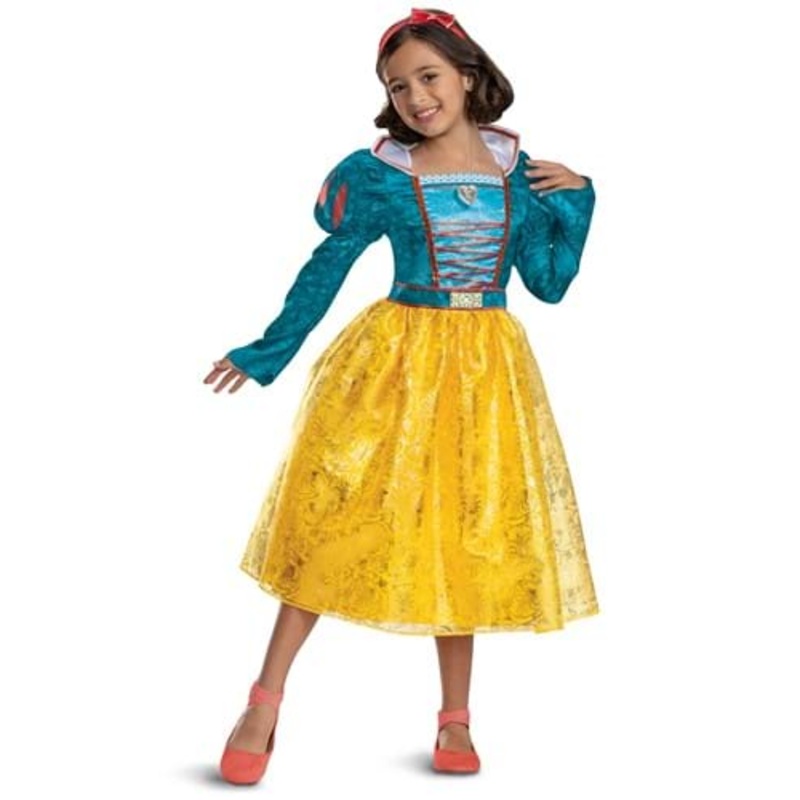 Girl's Deluxe Snow White Live Action Costume 3T/4T
