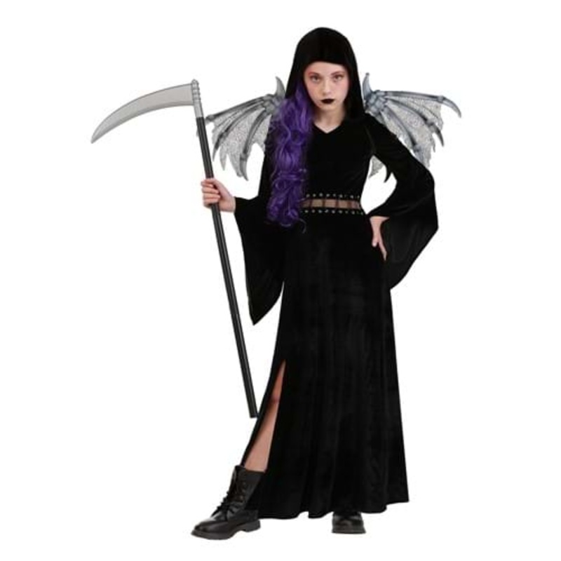 Girl's Winged Reaper Costume Small
