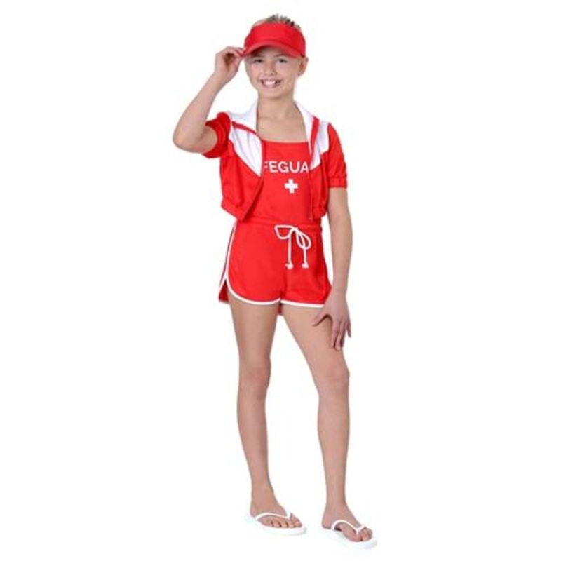 Girls Lifeguard Costume X-Small