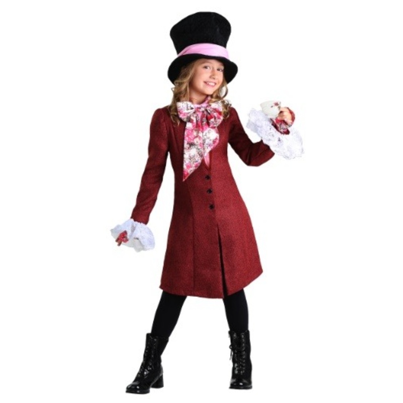 Girls Mad Hatter Costume Small