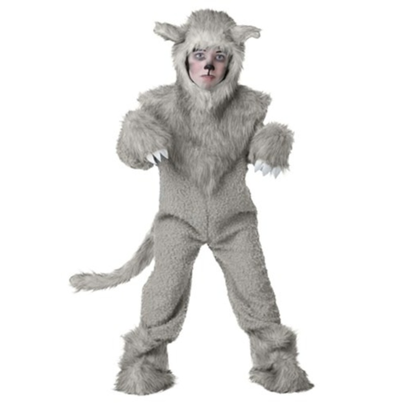 Gray Wolf Costume for Kids X-Small