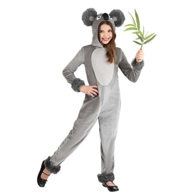 Hooded Koala Costume for Girls X-Small