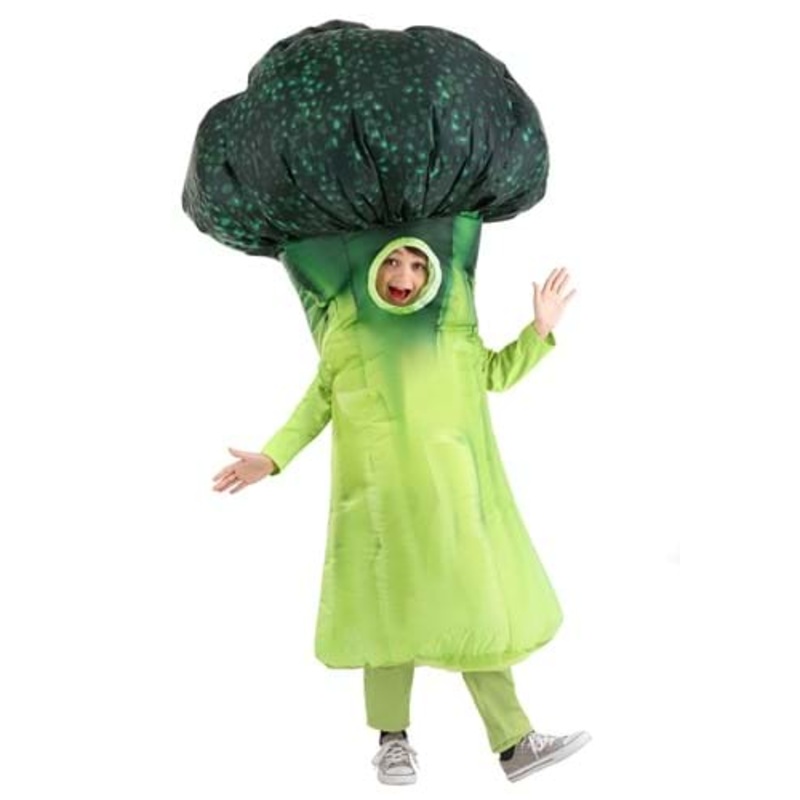 Inflatable Scrumptious Broccoli Costume for Kids Standard