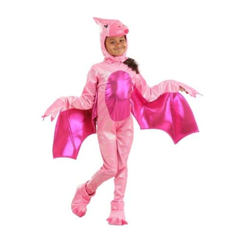 Pink Pterodactyl Costume for Girls X-Small