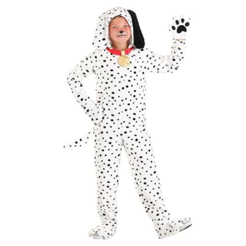 Plush Dalmatian Puppy Jumpsuit for Kids X-Small