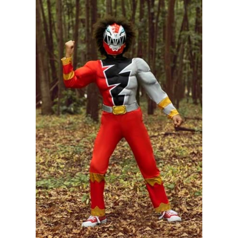 Power Rangers Dino Fury Red Ranger Costume for Kids Size 4/6
