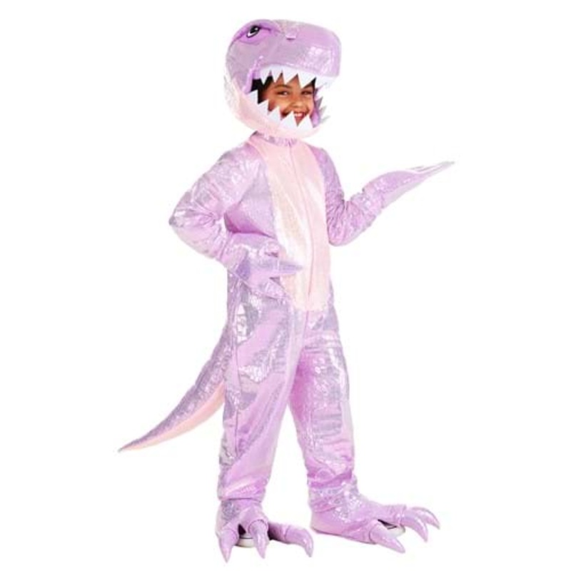 Premium Pink T-Rex Dino Costume for Kids X-Small