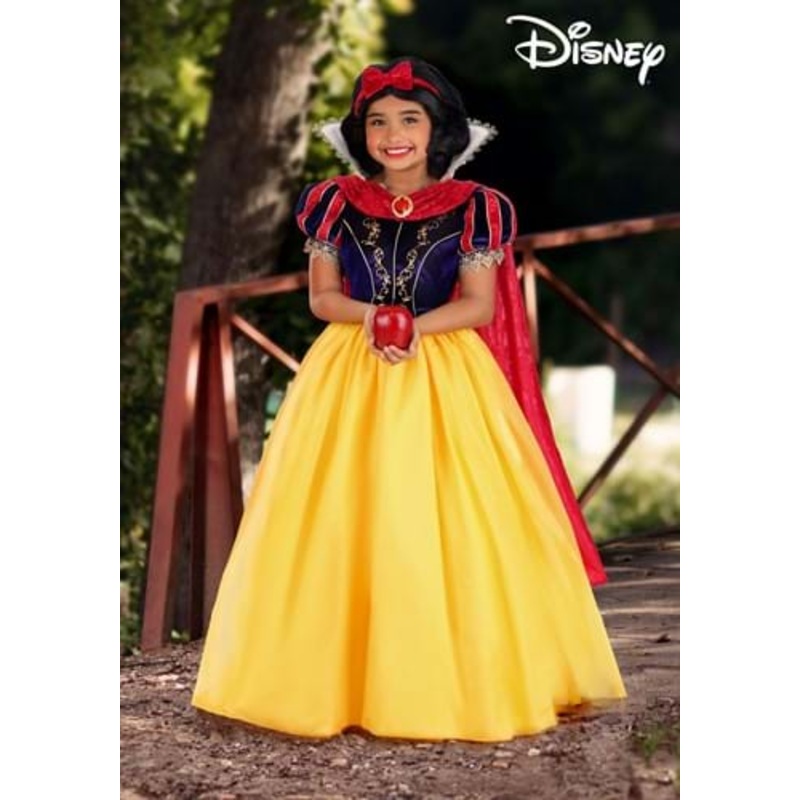 Premium Snow White Costume Dress for Girls X-Small