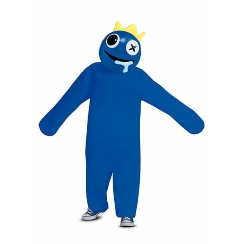 Rainbow Friends Deluxe Blue Kid's Costume Small