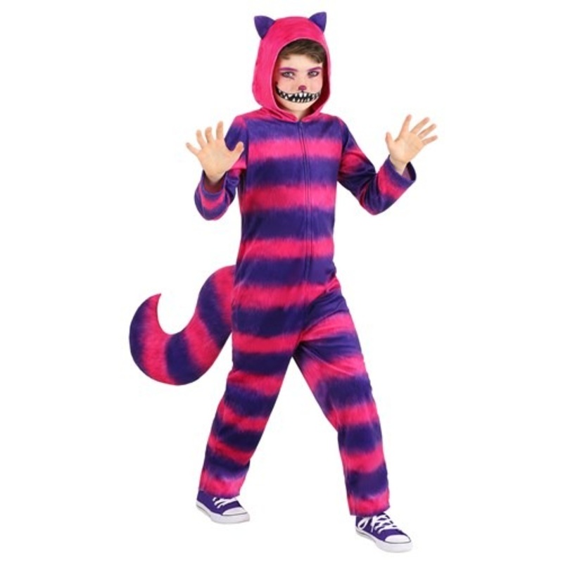 Cheshire Cat Costume Onesie for Kids X-Small