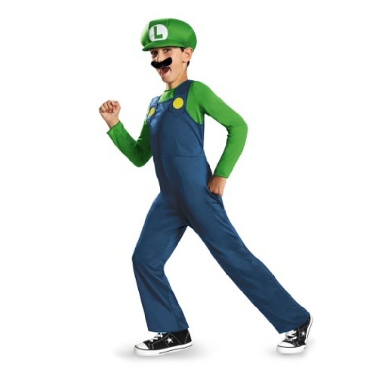 Classic Luigi Costume for Boys 3T/4T