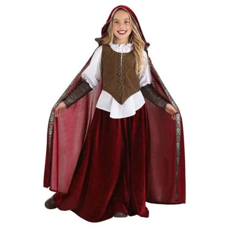 Deluxe Red Riding Hood Costume for Girls Small