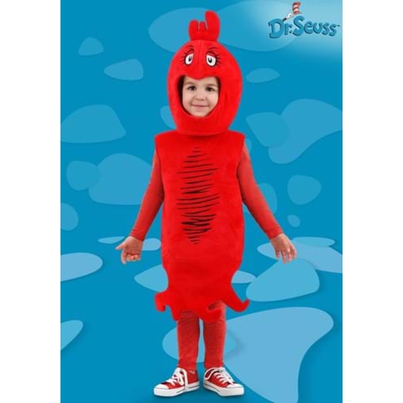 Dr. Seuss Red Fish Costume for Toddlers 12 Months
