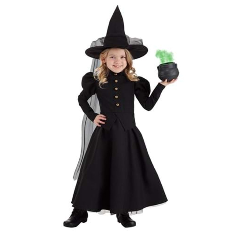 Girl's Deluxe Classic Witch Costume for Toddlers 2T