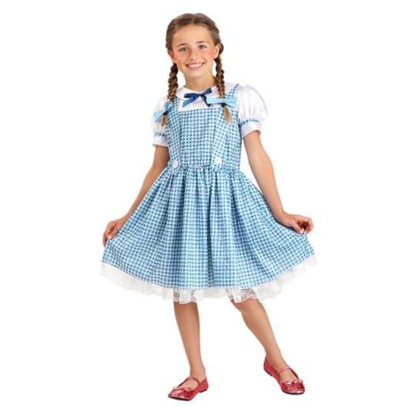 Girl's Farm Girl Costume Dress Small