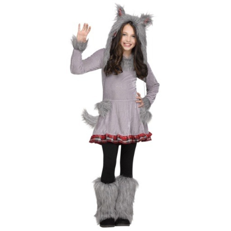 Girl's Wolf Cub Costume X-Small