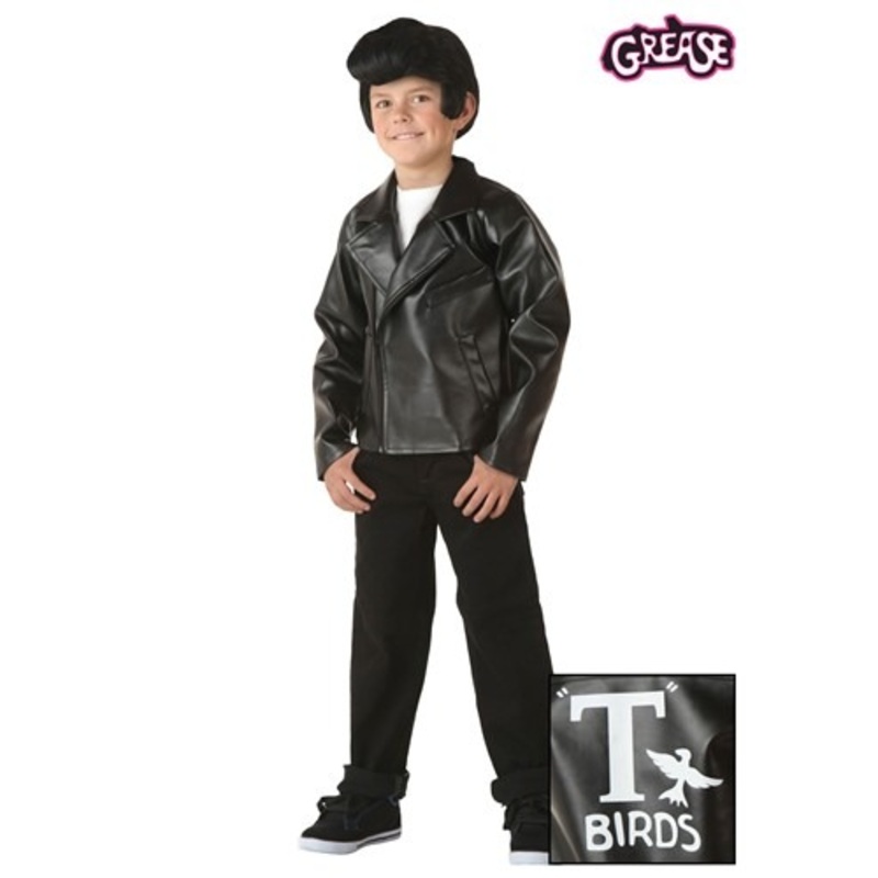 Grease T-Birds Jacket Boy's Costume X-Small (4)