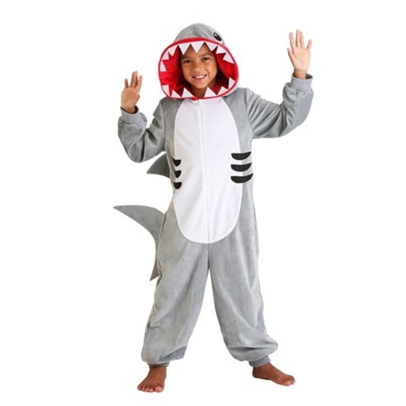 Kid's Shark Costume Onesie X-Small