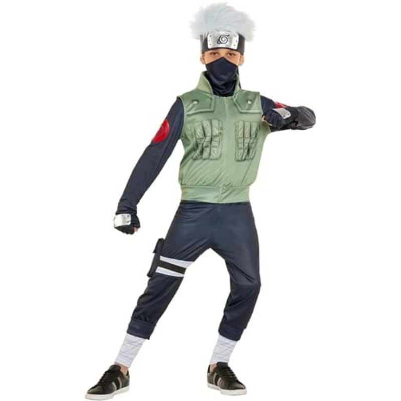 Naruto Shippuden Kakashi Costume for Kids Medium