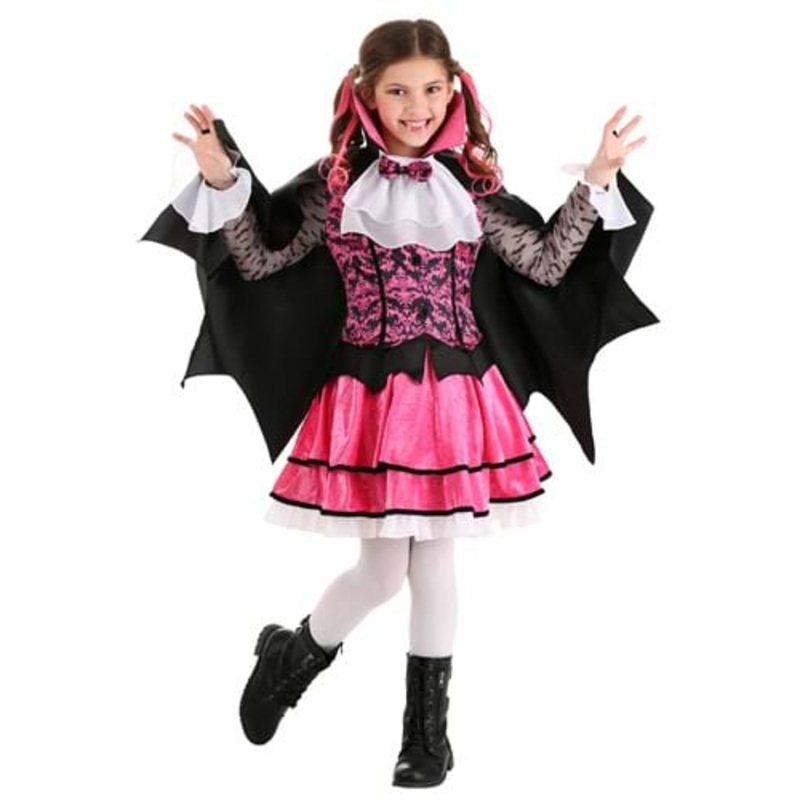 Pink Vampire Costume for Girls Small