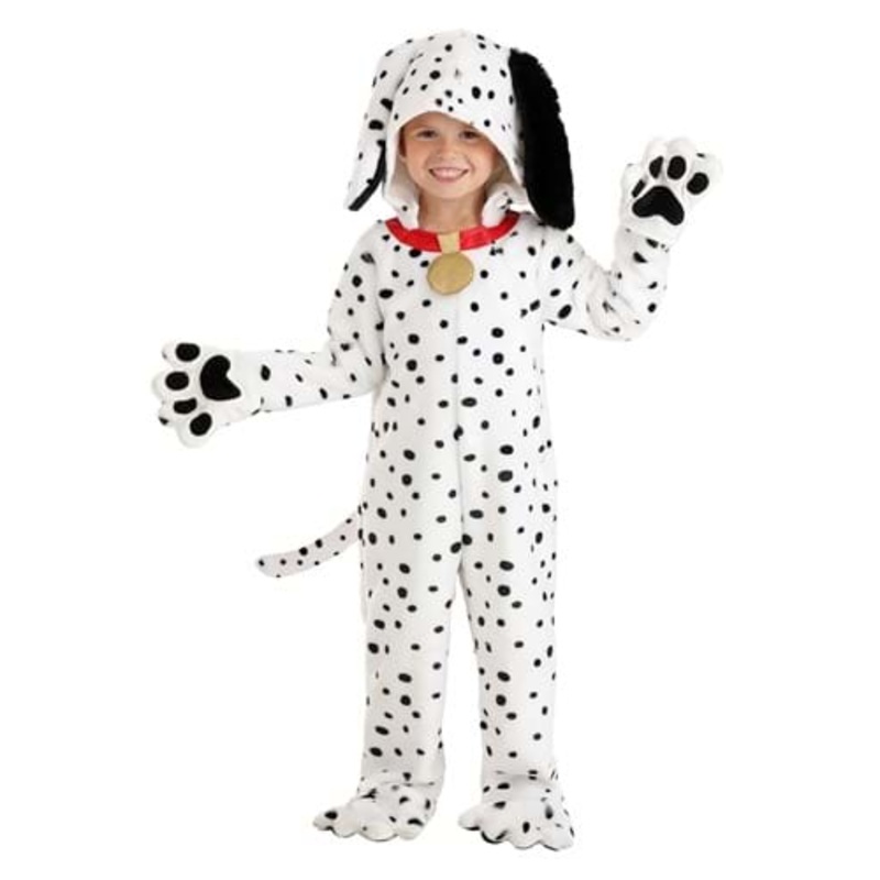 Plush Dalmatian Puppy Jumpsuit for Toddlers 2T