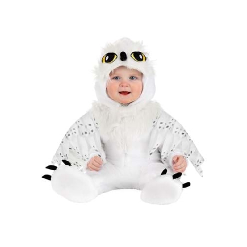 Plush White Owl Costume for Infants 0/3 Months
