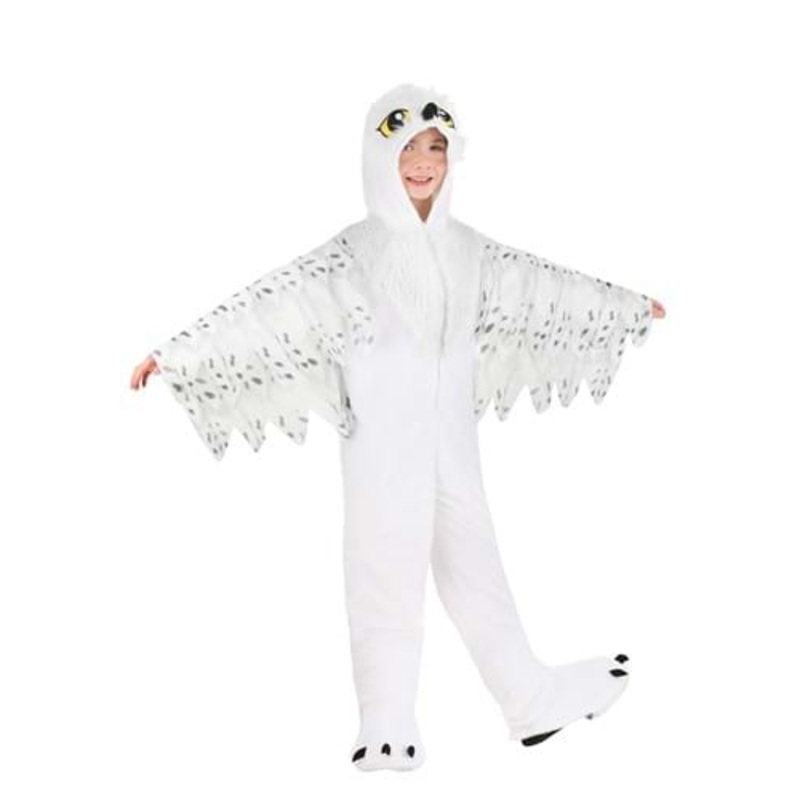 Plush White Owl Costume for Kids X-Small