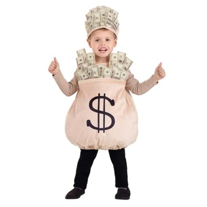 Toddler Money Bag Costume 18 Months