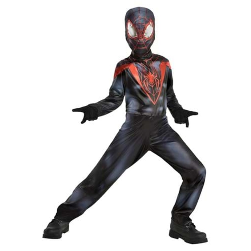 Boy's Miles Morales Cosplay Costume Medium