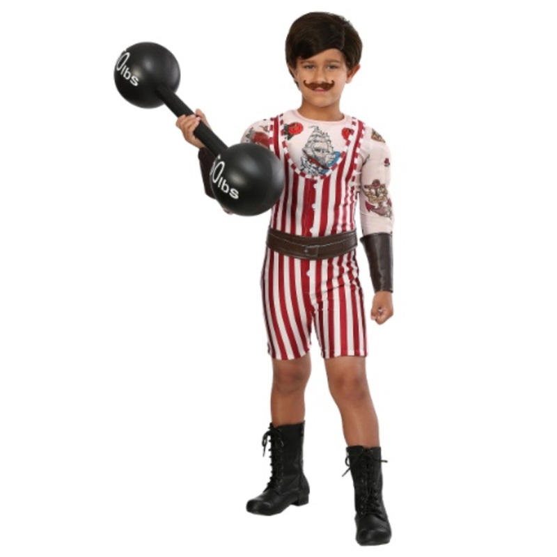 Boys Vintage Strongman Costume X-Small