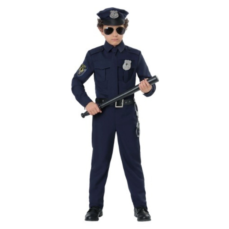 Cop Costume for Boys X-Small