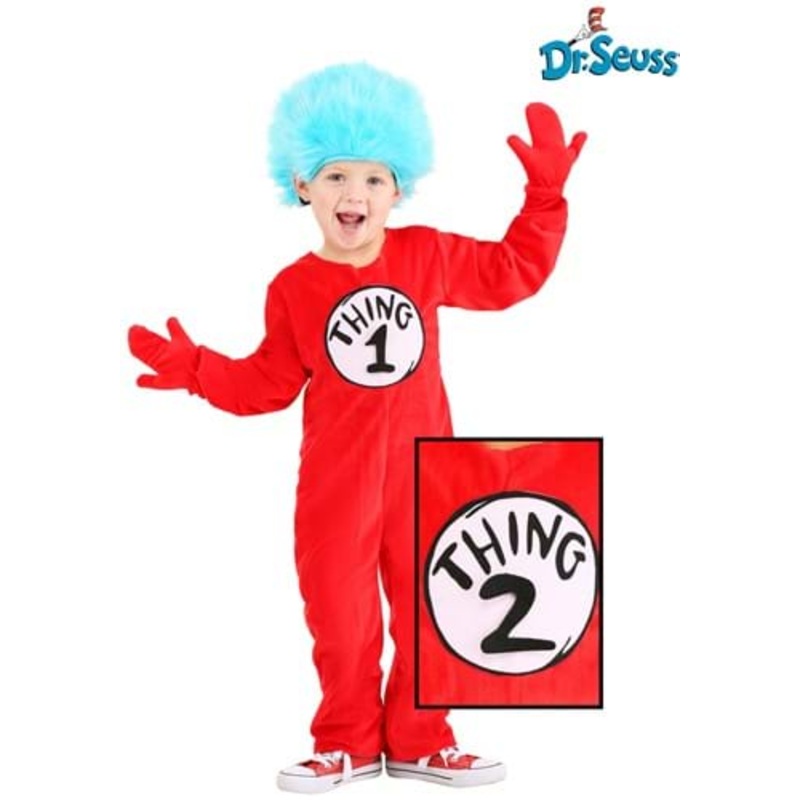 Dr. Seuss Deluxe Thing 1 & 2 Toddler Costume 18 Months